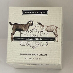 Beekman 1802 whipped body cream NIB 8 oz. unscented